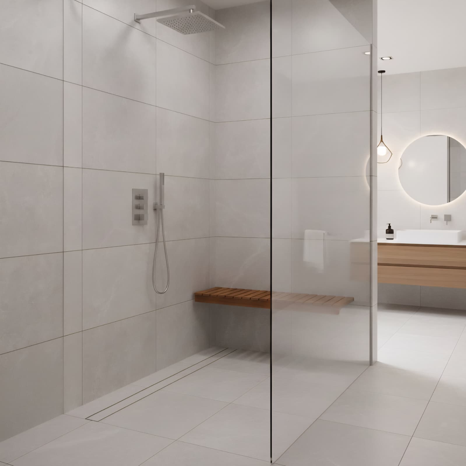 Douche italienne moderne