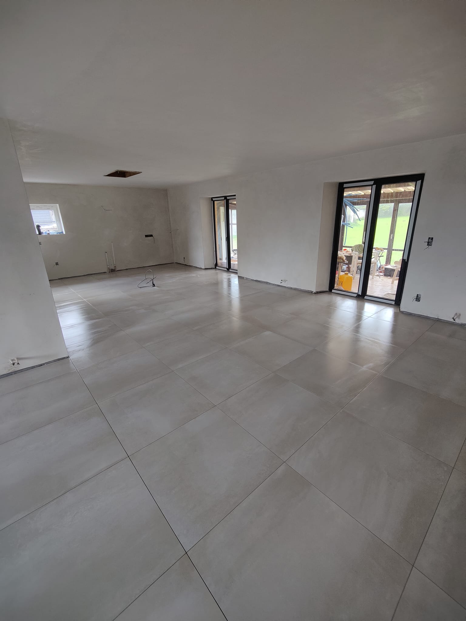 Réalisation chape par Warmstone