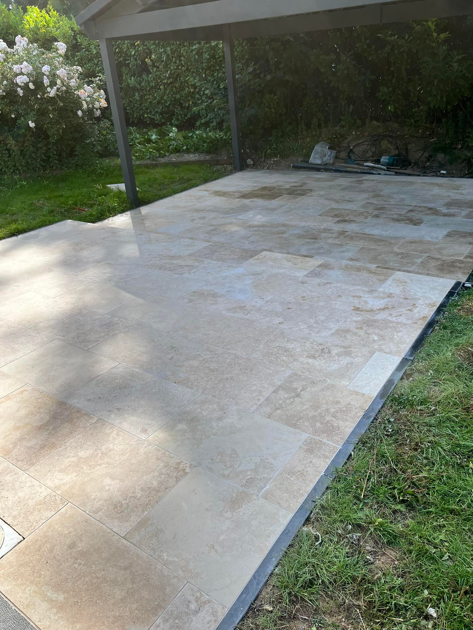 Carrelage terrasse extérieur antidérapant R11 - Warmstone Namur